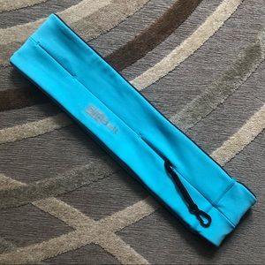 FlipBelt Classic running belt - aqua - size M